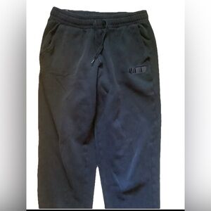 Puma big kids M Black Jogger sweatPants fleece